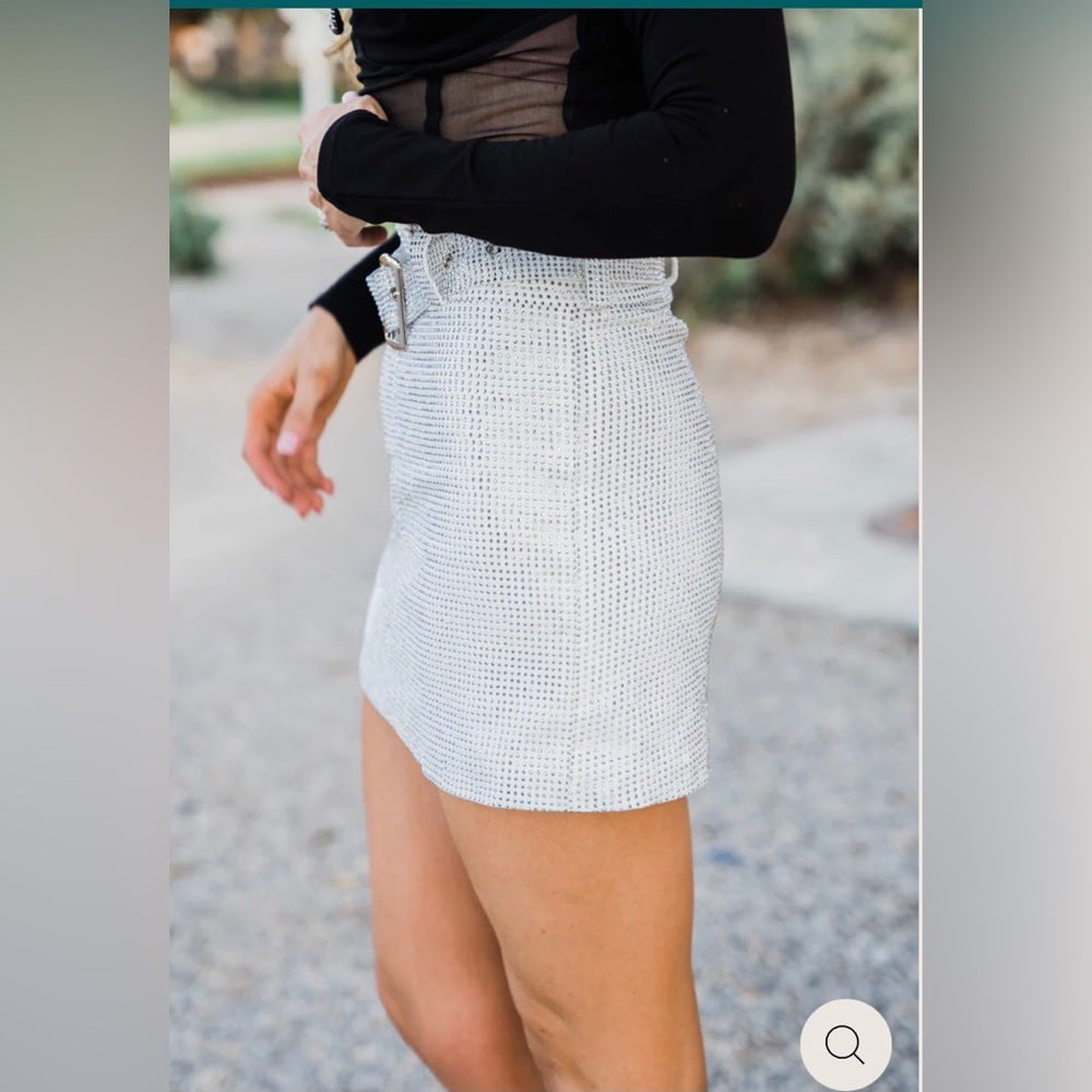 Very cute, sexy Akira rhinestone skirt. - Picture 2 of 7